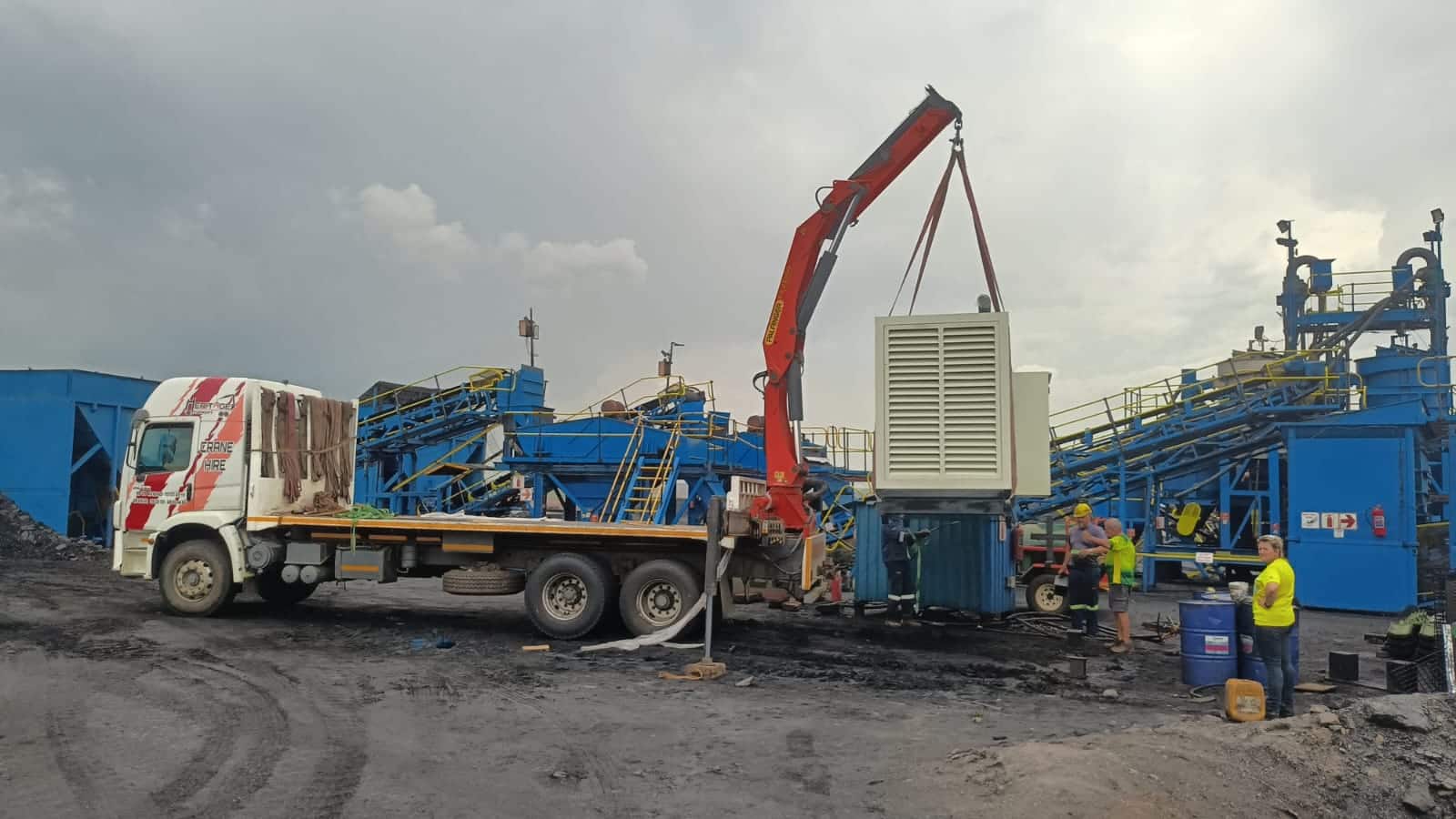 moving a generator, diesel generator transport