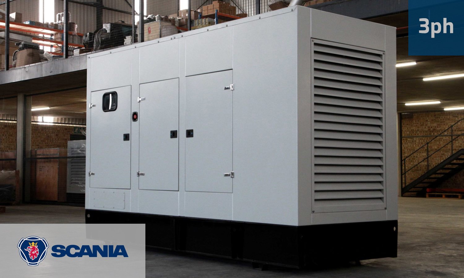 SCANIA 250KVA 3 PHASE (GKS-265) Diesel Generator for Sale | Scania Generators South Africa | Generator King